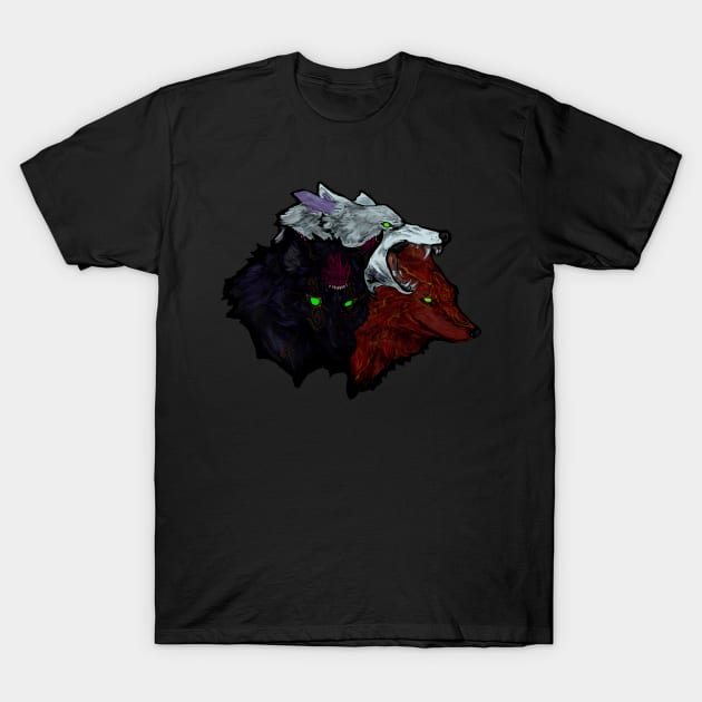 Cerberus T-Shirt by LadyLeviathan